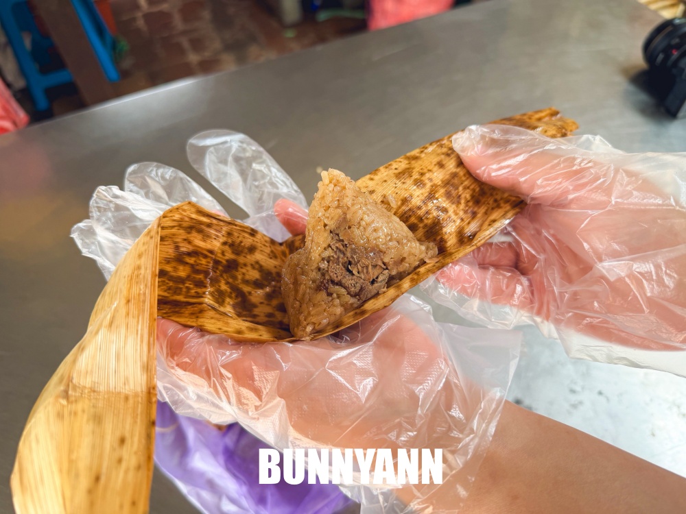 石門林蜂肉粽，高齡100歲阿嬤的肉粽攤，十八王公必買肉粽