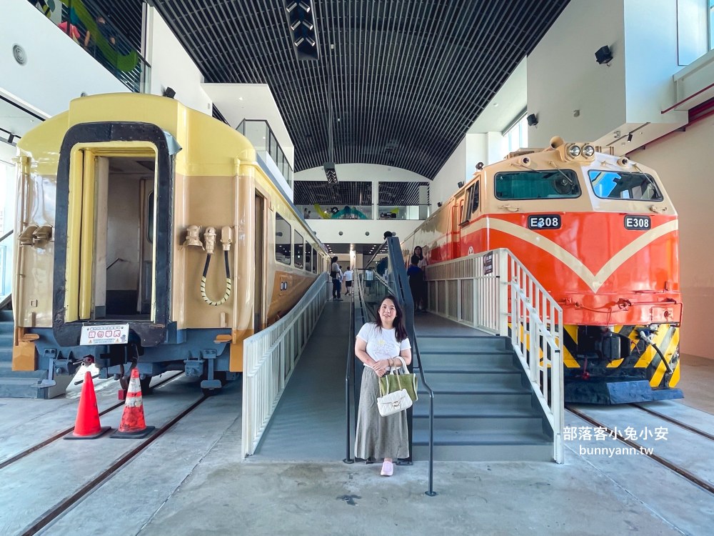 苗栗【苗栗火車頭園區】火車展館、搭小火車和貓咪館每項都好玩