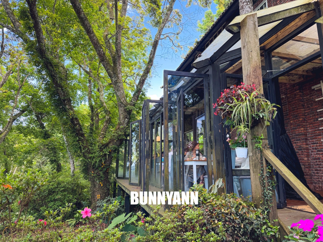 新竹【6號花園】深山祕密花園，玻璃屋內喝下午茶耍廢