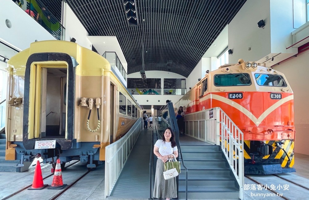 苗栗【苗栗火車頭園區】火車展館、搭小火車和貓咪館每項都好玩