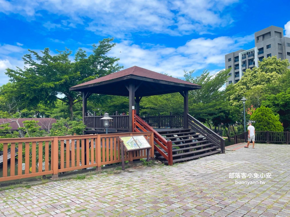 台中【后里四號公園】在地人才知道的秘境池畔小花園
