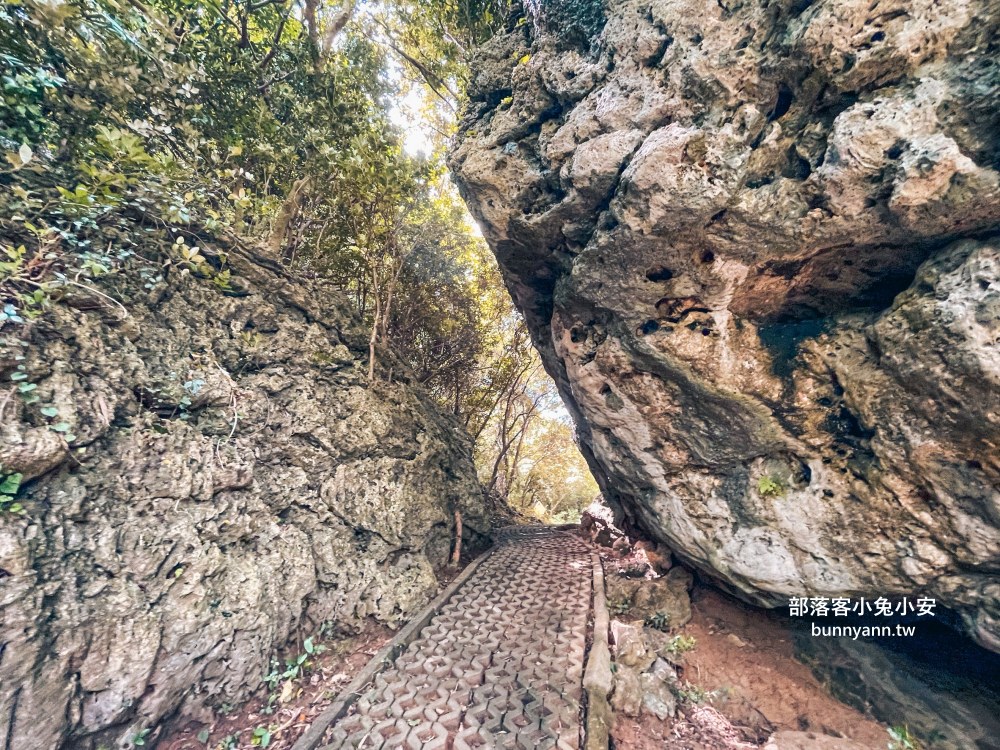 屏東【社頂自然公園】繞一圈半小時的礁岩洞穴環山步道