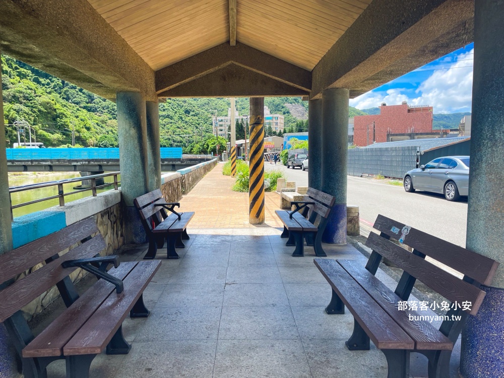 新北【萬里海水浴場】漫步瑪鋉運動公園溪畔步道，終點海水沙灘景色超級美