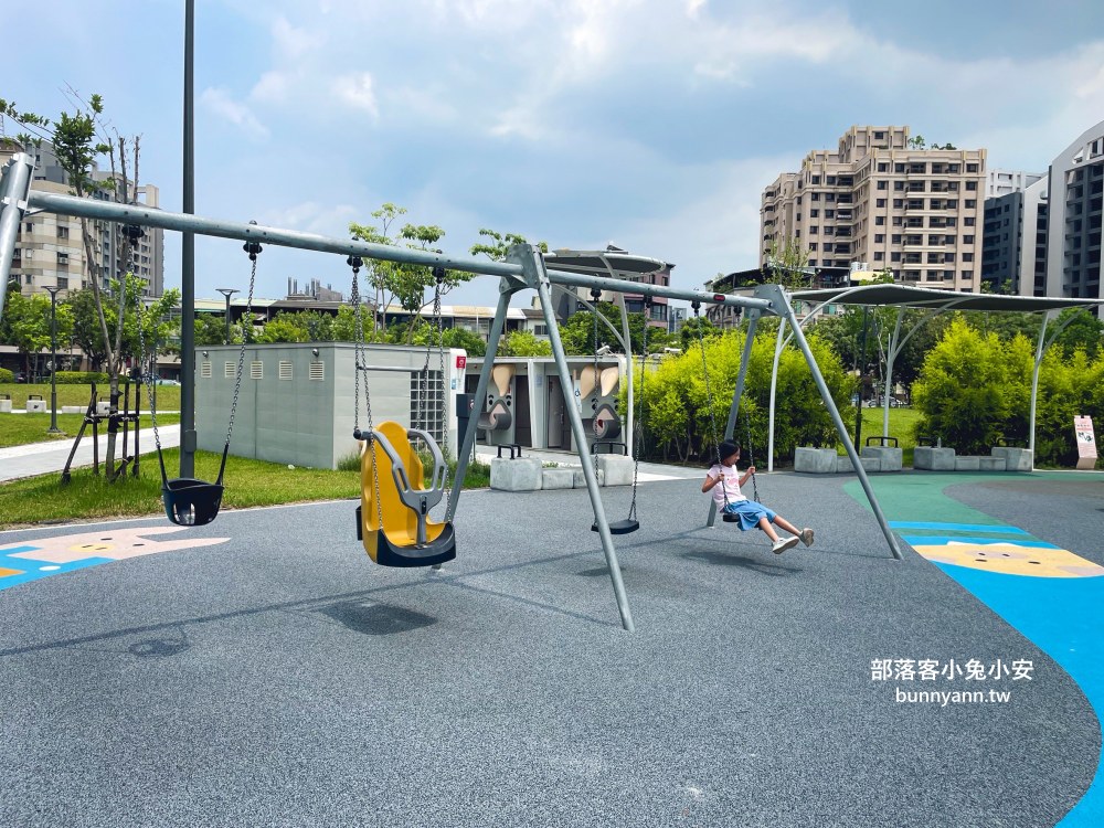 台中【豬事圓滿公園】山豬為主題的在地特色公園，溜滑梯真好玩