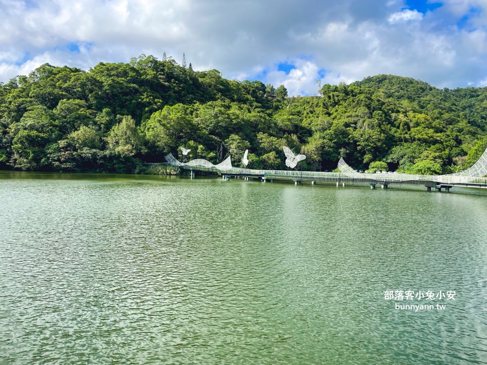 宜蘭龍潭湖公園半日遊，單程繞一圈不用一小時，沿途湖光山色真美