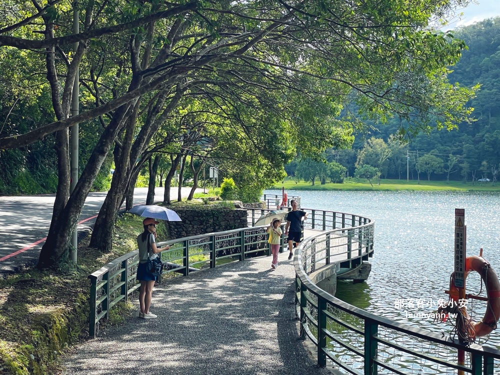 宜蘭龍潭湖公園半日遊，單程繞一圈不用一小時，沿途湖光山色真美