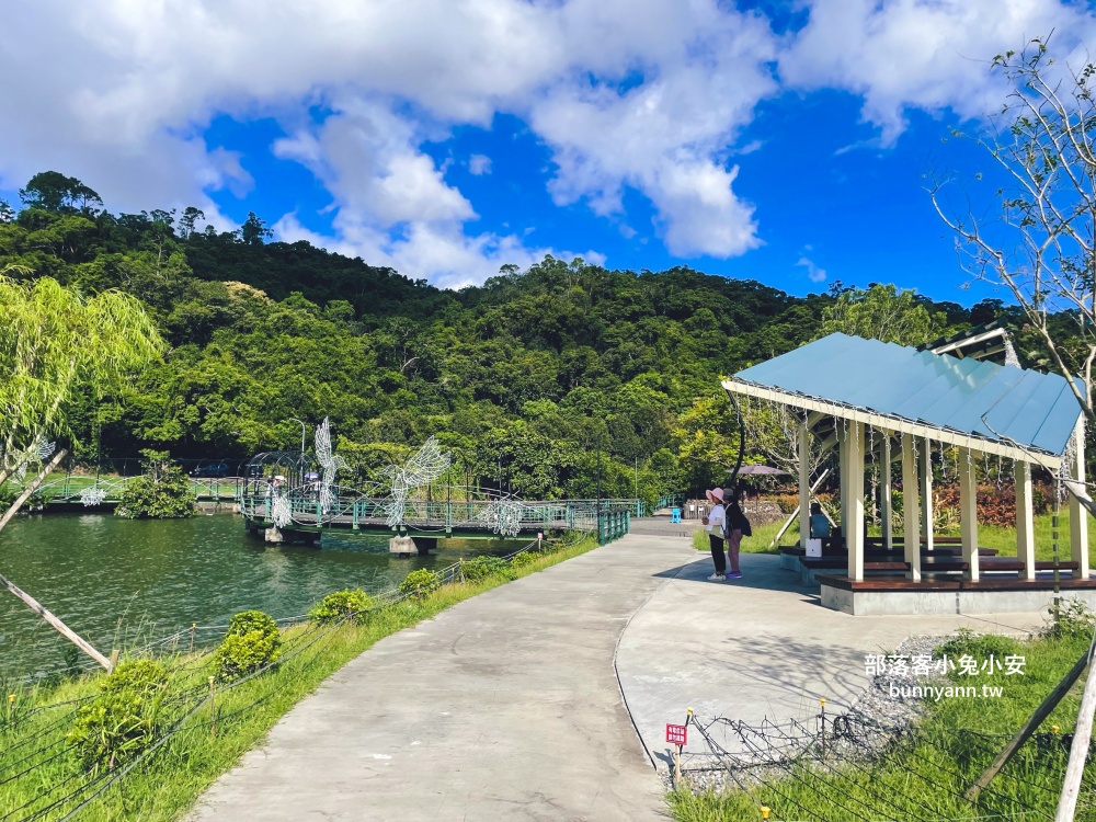 宜蘭龍潭湖公園半日遊，單程繞一圈不用一小時，沿途湖光山色真美