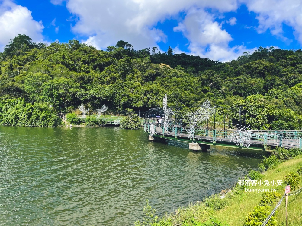 宜蘭龍潭湖公園半日遊，單程繞一圈不用一小時，沿途湖光山色真美