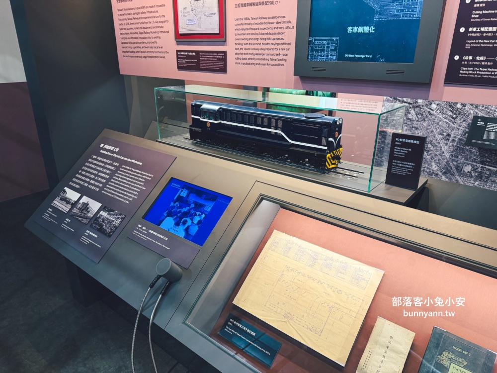 台北【國家鐵道博物館】來參觀火車展館、搭陸上電車和親子館每項都好玩