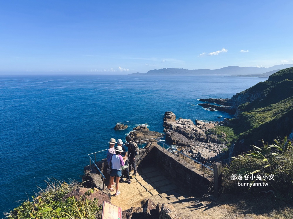 新北市【龍洞灣岬步道】來回往返不用一小時，輕鬆欣賞壯麗海岸景色