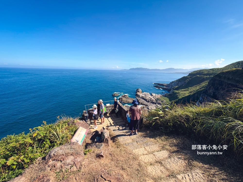 新北市【龍洞灣岬步道】來回往返不用一小時，輕鬆欣賞壯麗海岸景色