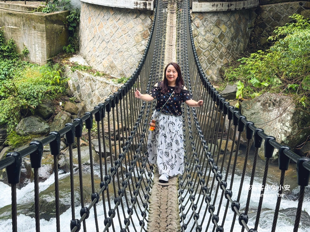 陽明山【草山觀瀑吊橋】從入口處到瀑布來回只要30分鐘輕鬆走
