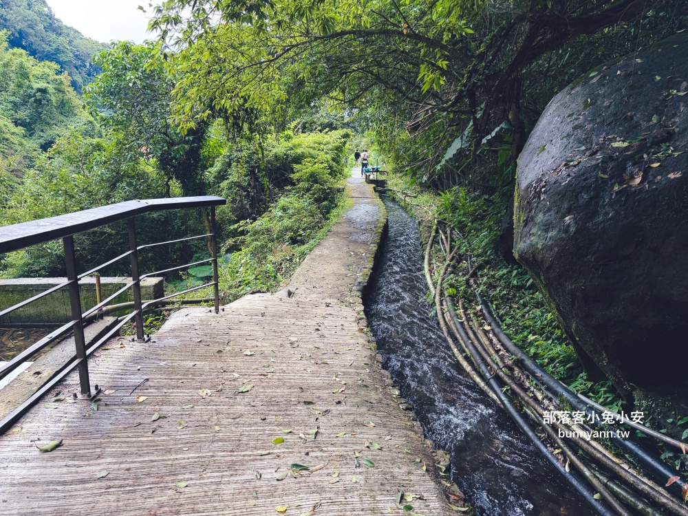 陽明山【草山觀瀑吊橋】從入口處到瀑布來回只要30分鐘輕鬆走