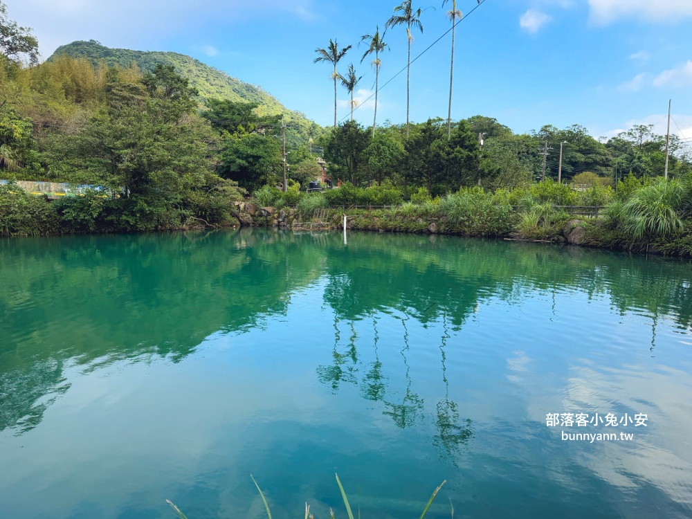 新北萬里區【鏡湖】繞一圈不用15分鐘輕鬆就能賞靜謐的湖景