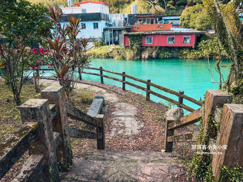 新北萬里區【鏡湖】繞一圈不用15分鐘輕鬆就能賞靜謐的湖景