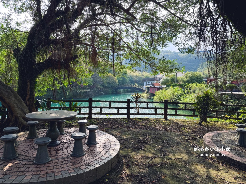 新北萬里區【鏡湖】繞一圈不用15分鐘輕鬆就能賞靜謐的湖景