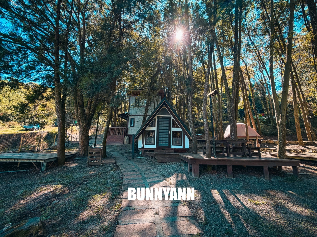 南投【行者咖啡】松柏崙步道上的森林系咖啡廳，療癒又好拍