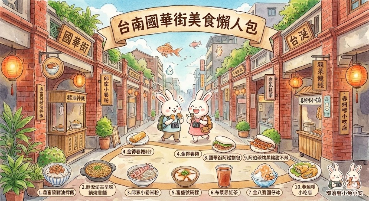 台南【國華街美食】國華街必吃美食推薦總整理給大家參考一番 @小兔小安*旅遊札記