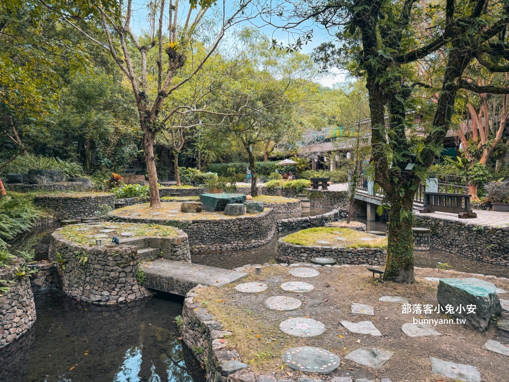 宜蘭【礁溪溫泉公園】從入口處到溫泉足湯來回只要20分鐘輕鬆走