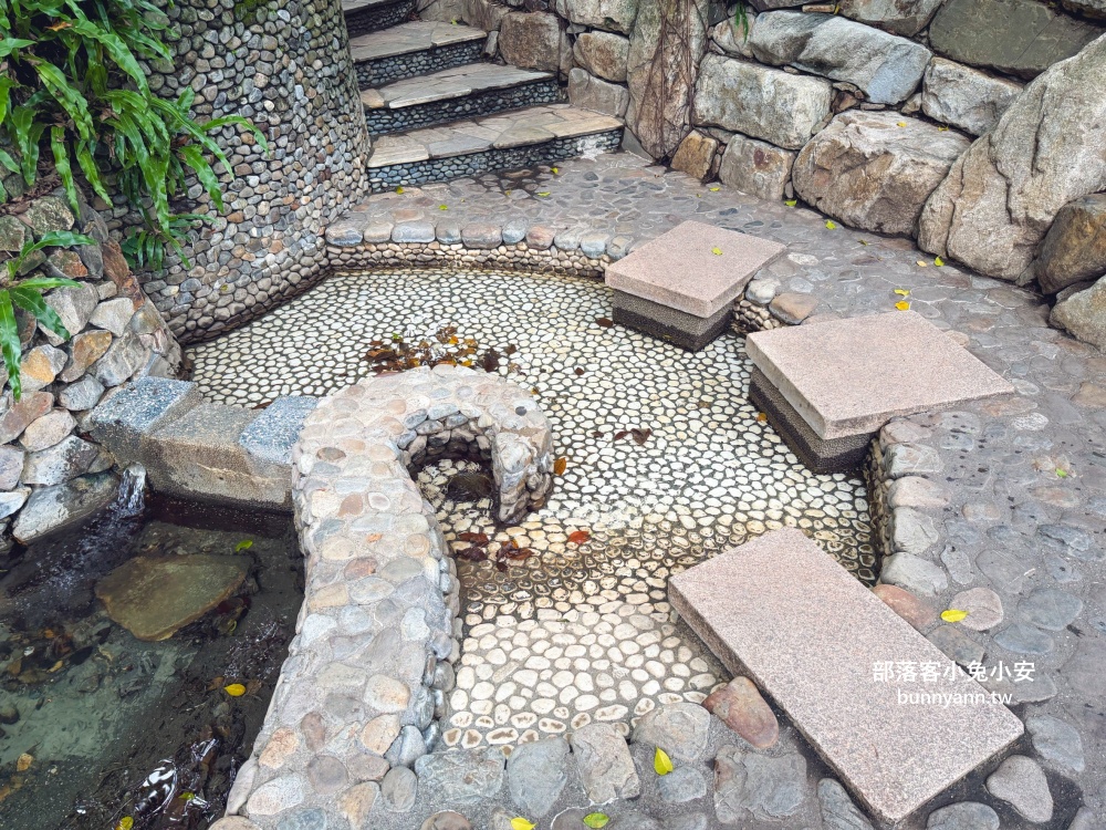 宜蘭【礁溪溫泉公園】從入口處到溫泉足湯來回只要20分鐘輕鬆走