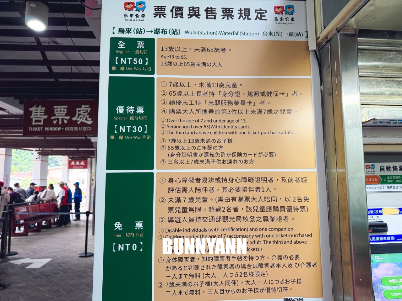 新北景點【烏來觀光台車】搭乘粉嫩小豬台車，穿梭隧道看絕美瀑布全攻略