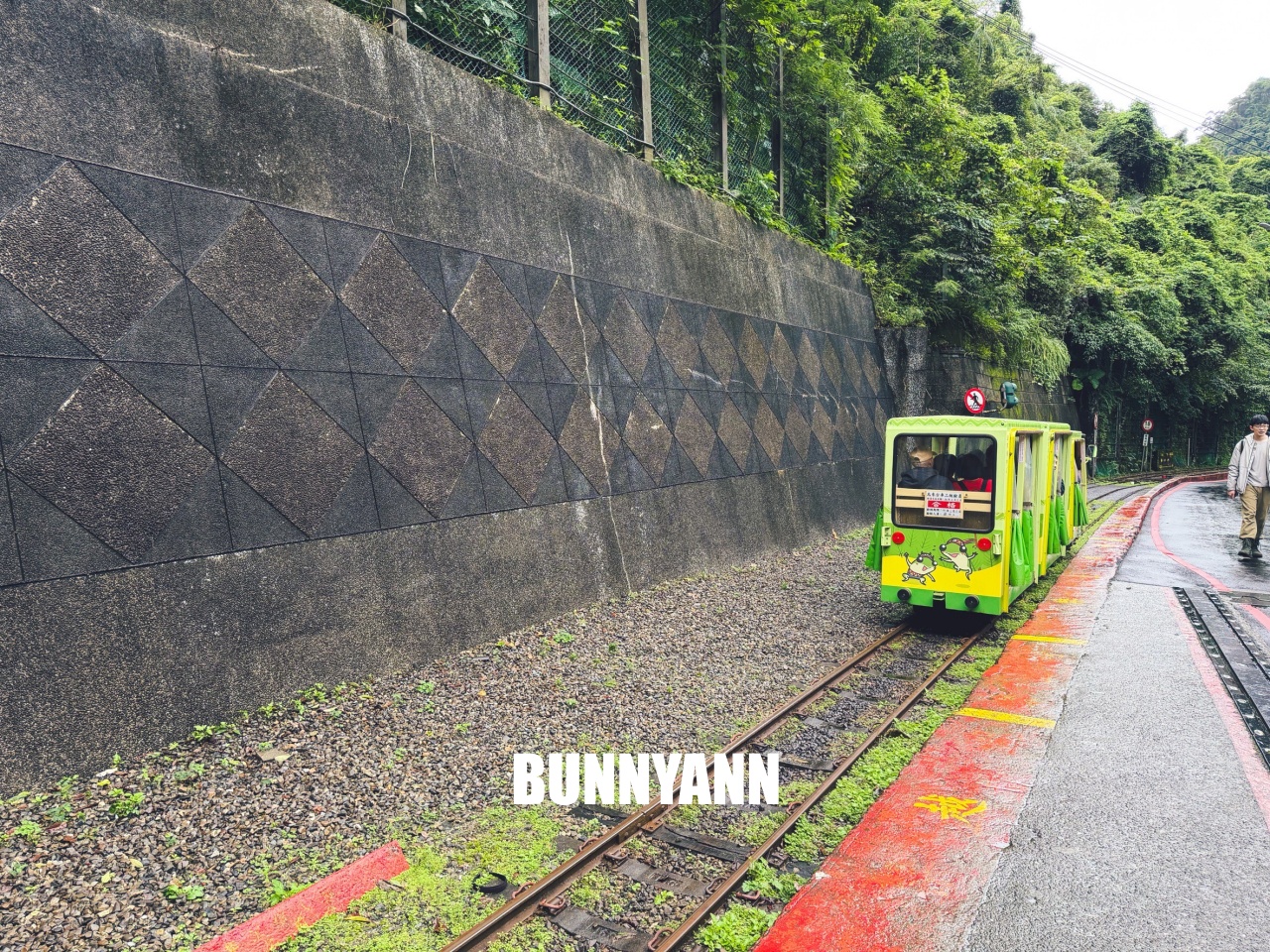 新北景點【烏來觀光台車】搭乘粉嫩小豬台車，穿梭隧道看絕美瀑布全攻略