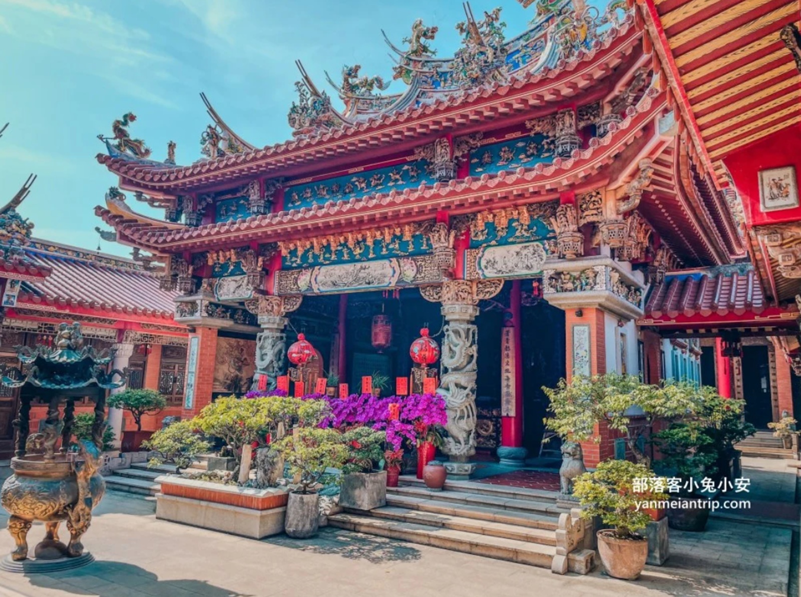 雲林【持法媽祖宮】虎尾最美媽祖廟，建築、香火和地景每樣都美不勝收