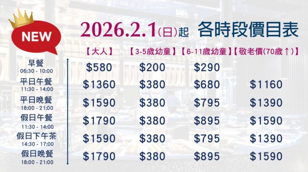 台南桂田酒店「阿力海百匯餐廳」超過五十種料理自助餐檯吃到飽