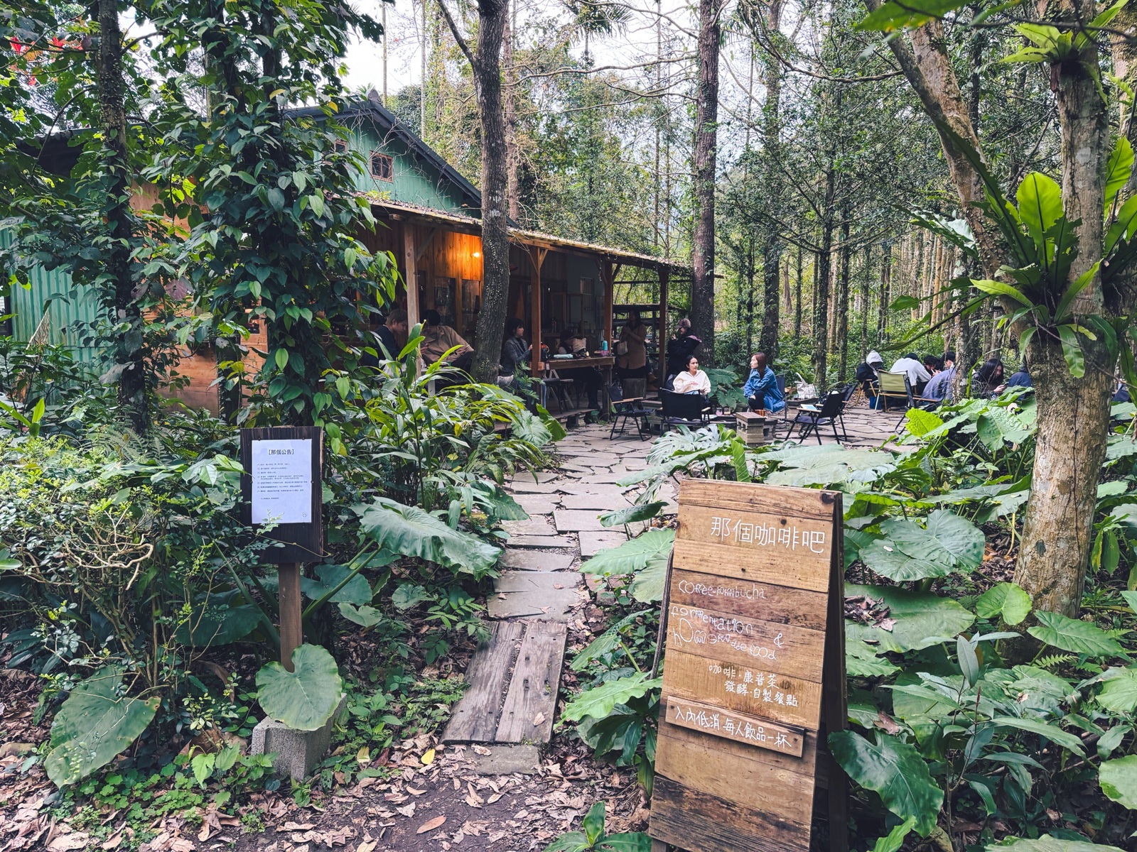 坪林森林系秘境！那個咖啡吧，隱身在山林裡的木造小屋，喝咖啡、康普茶，放空整個下午超Chill！