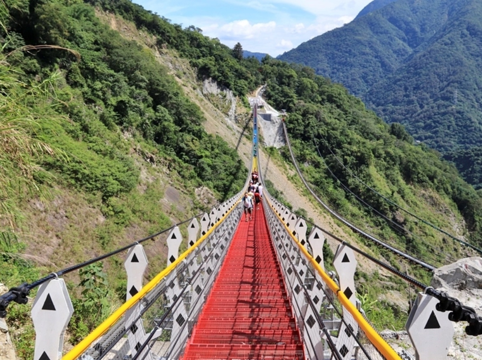 雙龍瀑布七彩吊橋一日遊，最大特色就是七彩吊橋及高落差的雙龍瀑布