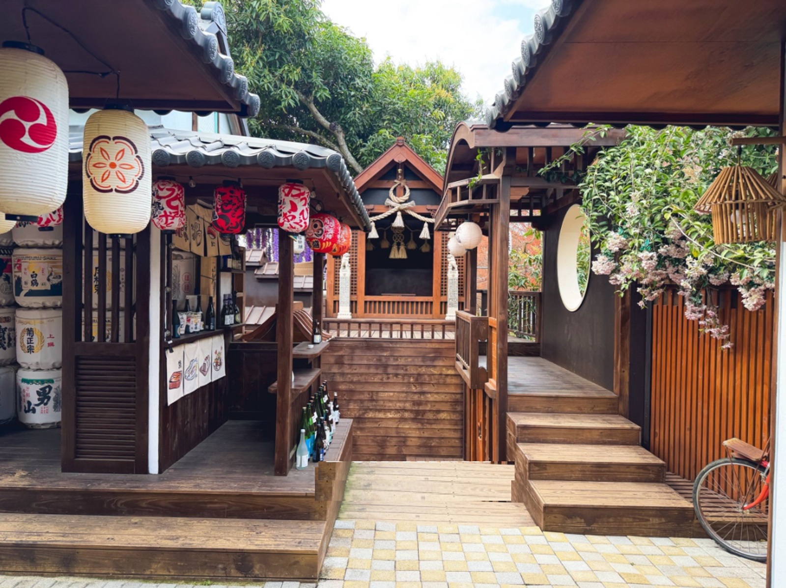 苗栗【愛麗絲的天空攝影基地】美拍大教堂、城堡和日式街等豐富元素。