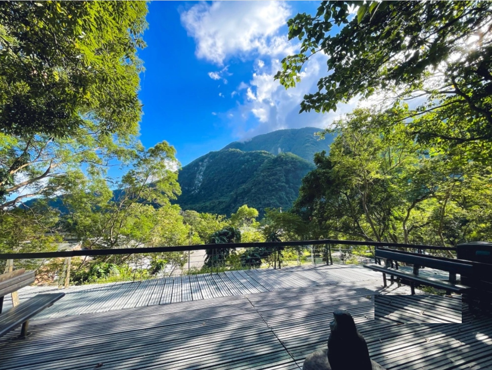 花蓮【太魯閣遊客中心】十分鐘走完的台地步道，免門票展示館也值得到訪