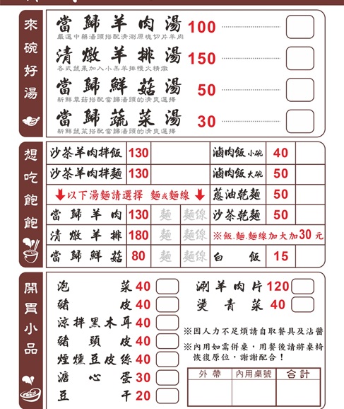 一半人沒吃過,就是羊肉湯店家,滷肉飯配清燉羊排湯是主打 一半人沒吃過,就是羊肉湯店家,滷肉飯配清燉羊排湯是主打