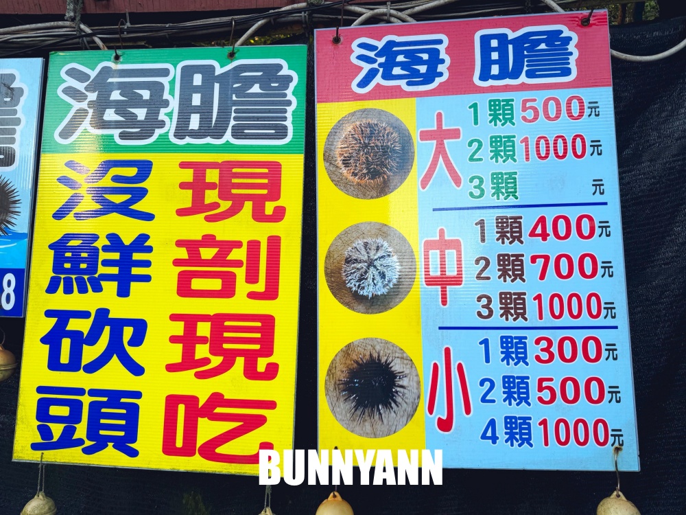 原本漁港走走，結果是現撈海膽店家，點一顆超級鮮，河豚體驗也好玩