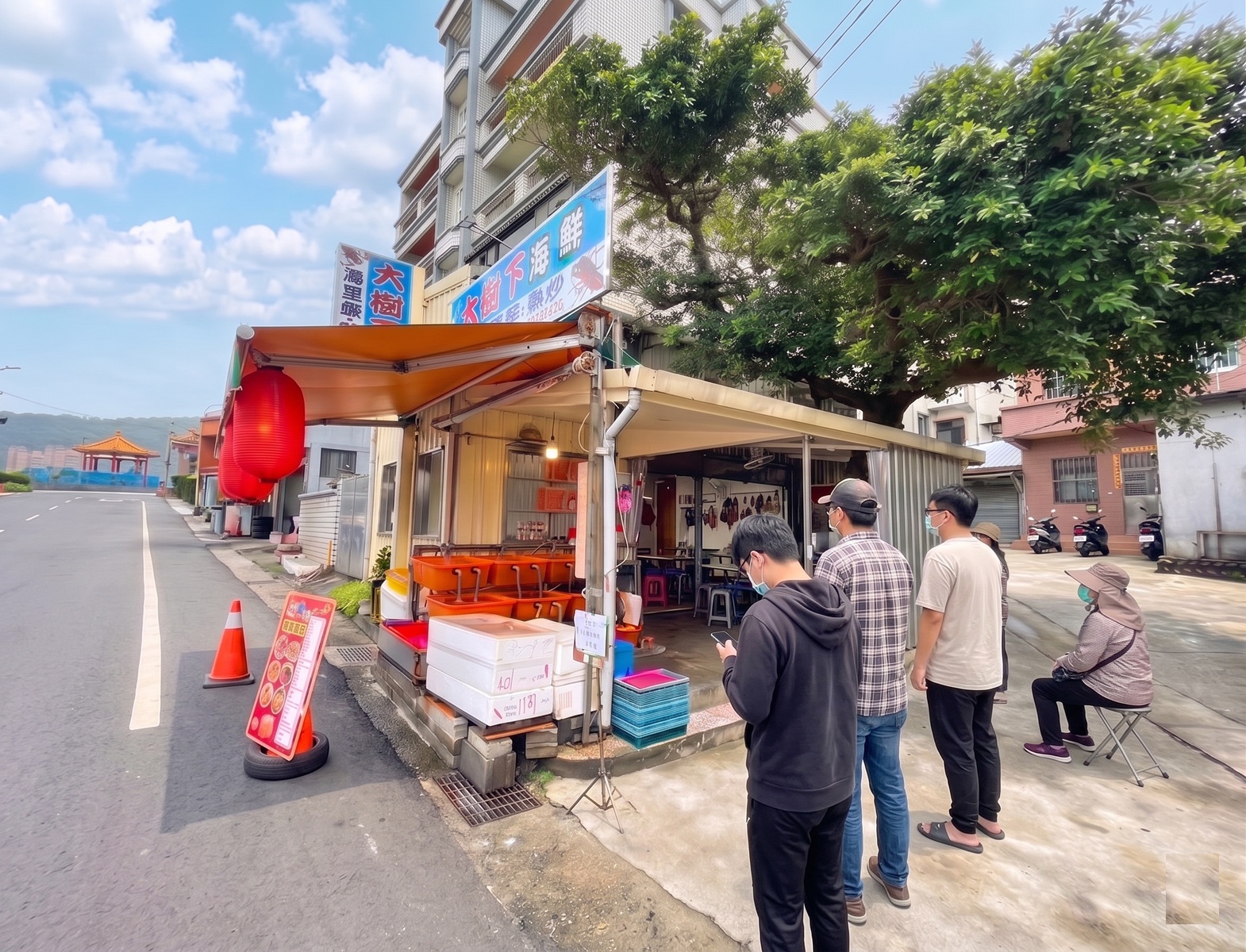 大樹下活海鮮
