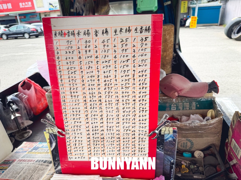 在地人才會懂，阿公阿嬤烤香腸店家，點一份就很夠吃，糯米腸也是招牌