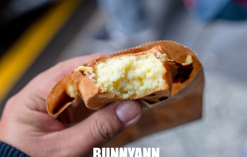 很多人不知道，是車輪餅店家，一顆15元就會飽，花生口味是主打