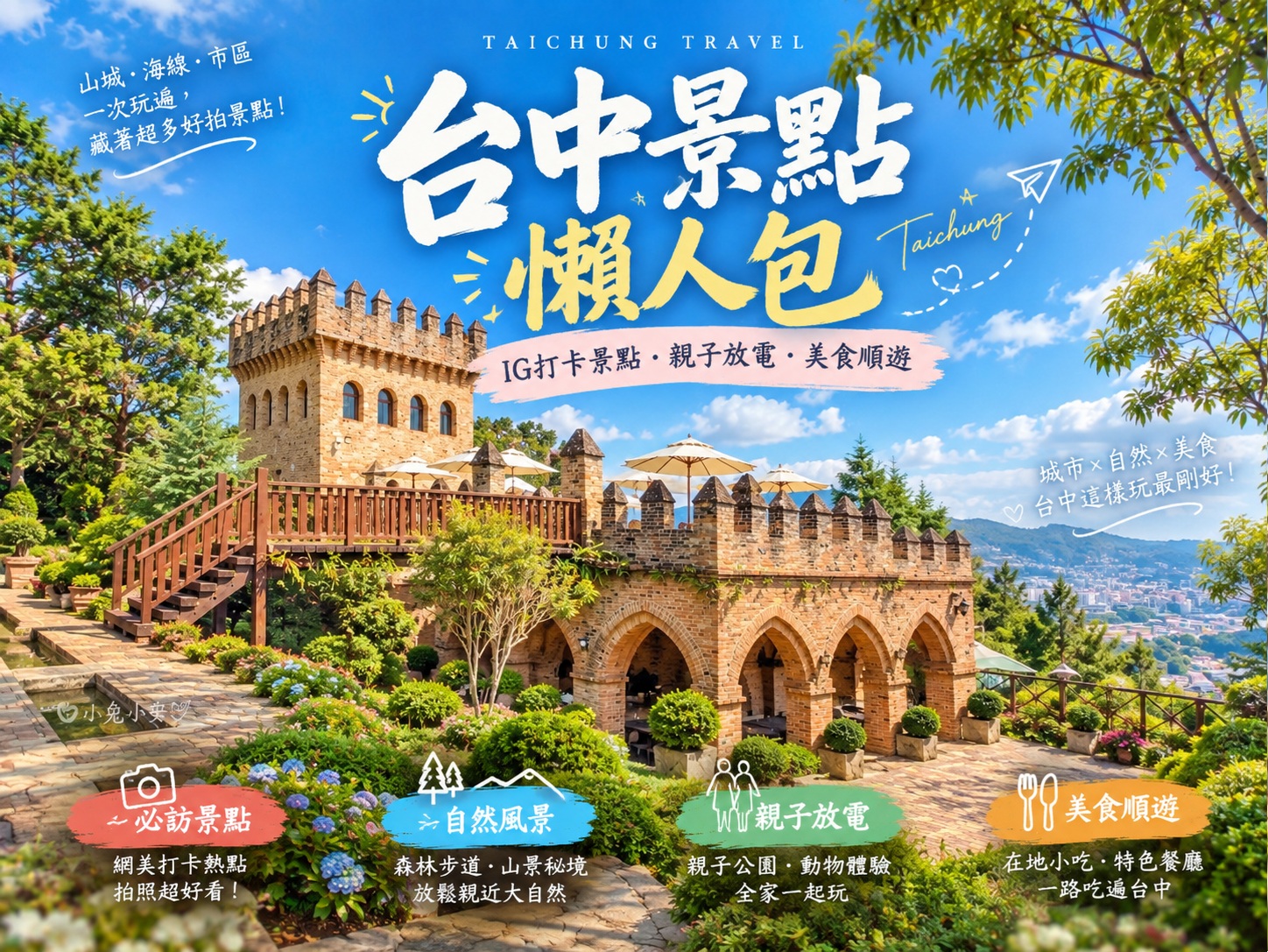 2026【台中景點】精選出台中出遊好地方，公園、步道、一日遊全整理好 @小兔小安*旅遊札記