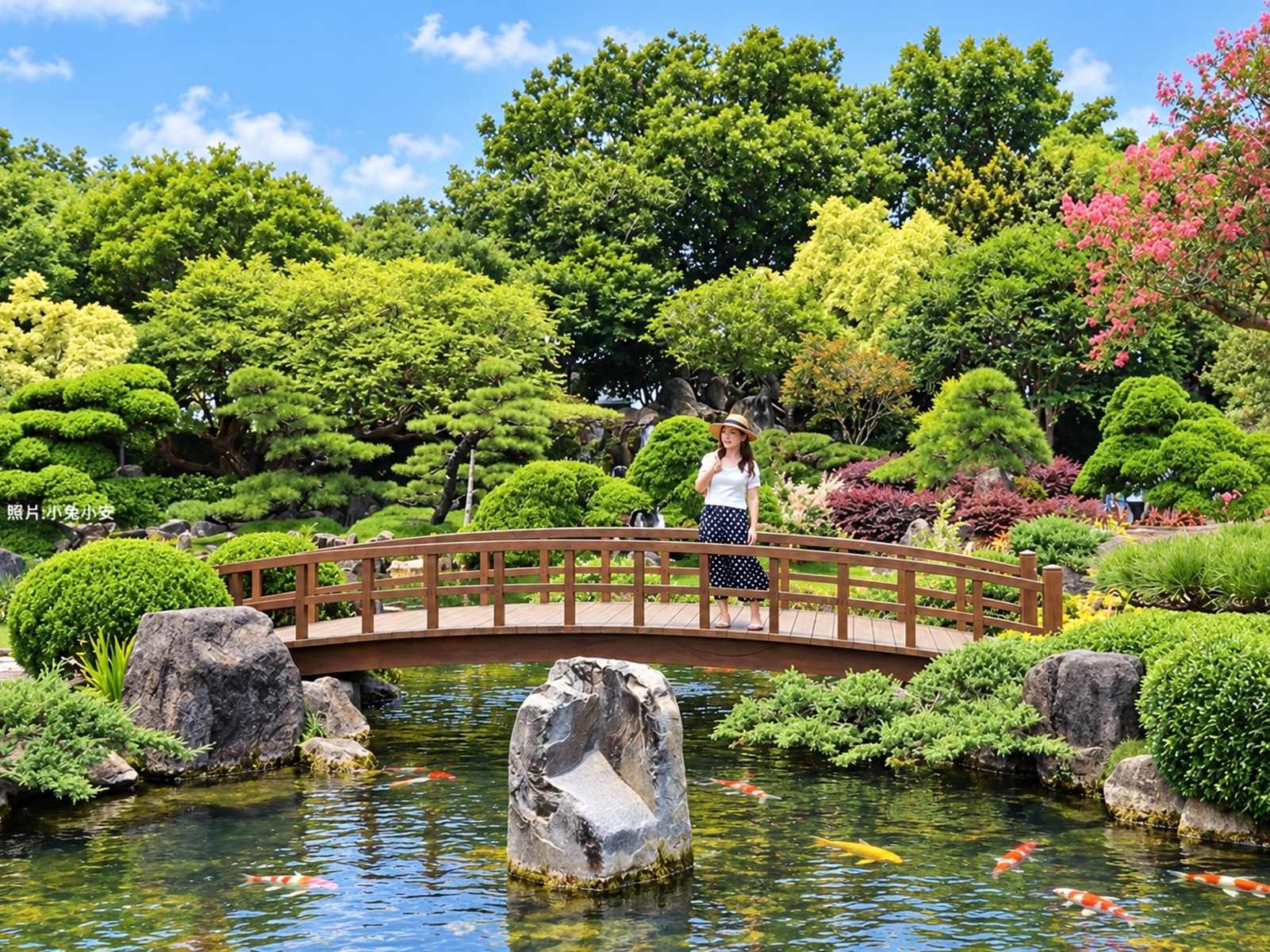 一開始只想來散散步，結果十公頃園區逛到鐵腿，連古色古香三合院都超好拍