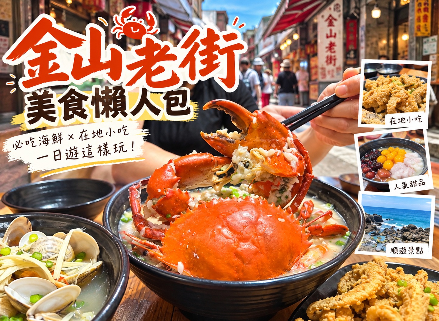 2026金山老街這樣玩，金山美食推薦及附近景點一日遊玩整天 @小兔小安*旅遊札記