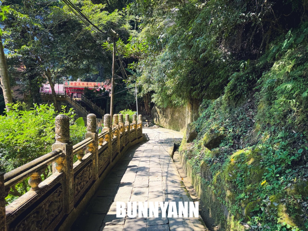原本誤會只是一般古蹟廟宇，沒想到入口藏著巨大樹洞，後方還有登山步道能走