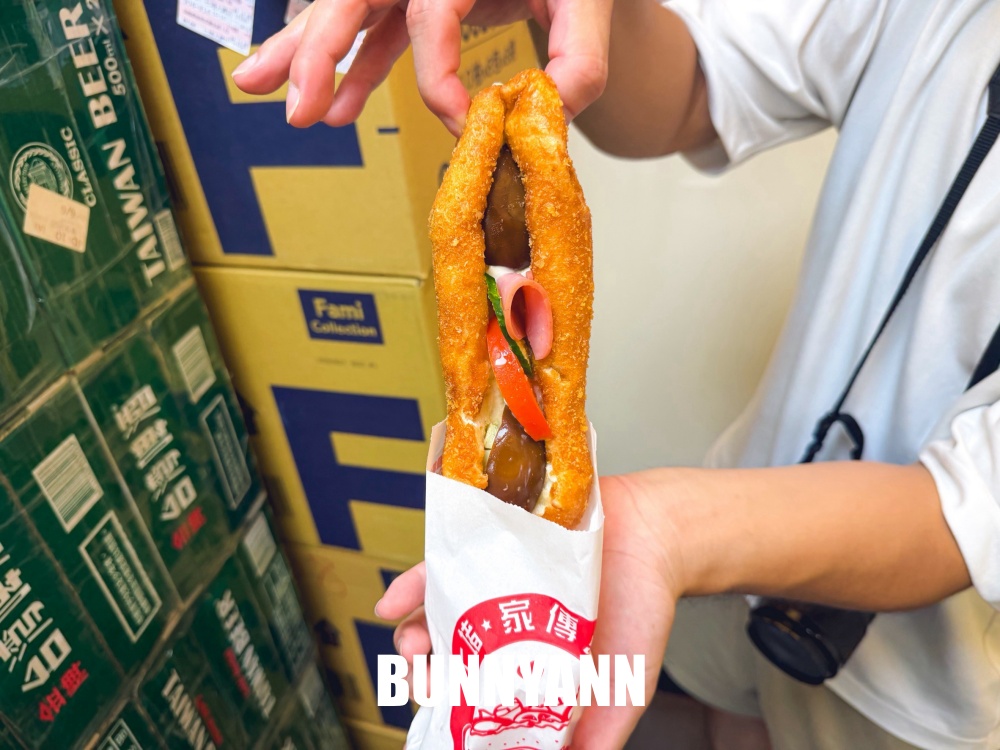 七堵人排隊也要吃！現炸營養三明治酥脆爆餡，下午兩點半開賣就排爆