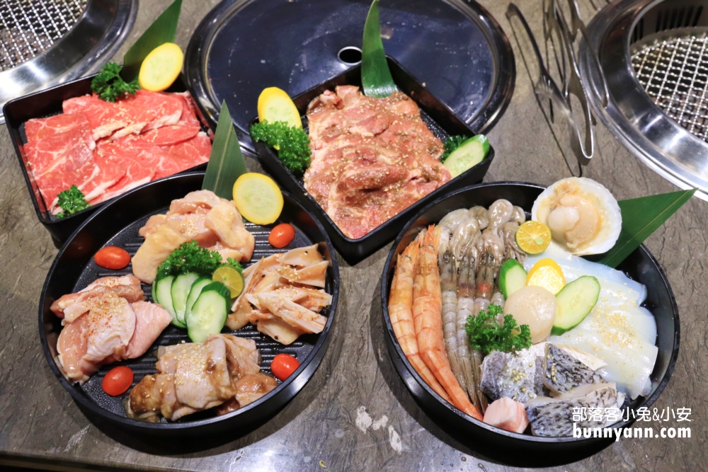 超好吃【龍榮燒肉】高CP值的牛雞豬肉烤物套餐
