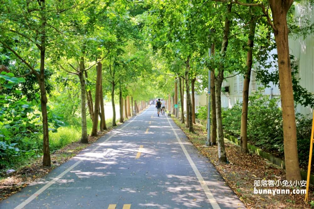 台中單車景點《潭雅神綠園道》浪漫s彎道與波浪自行車道真有趣!!