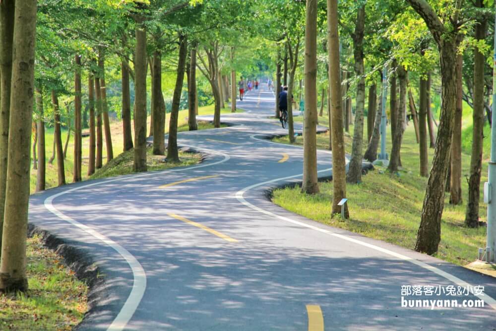 台中單車景點《潭雅神綠園道》浪漫s彎道與波浪自行車道真有趣!!