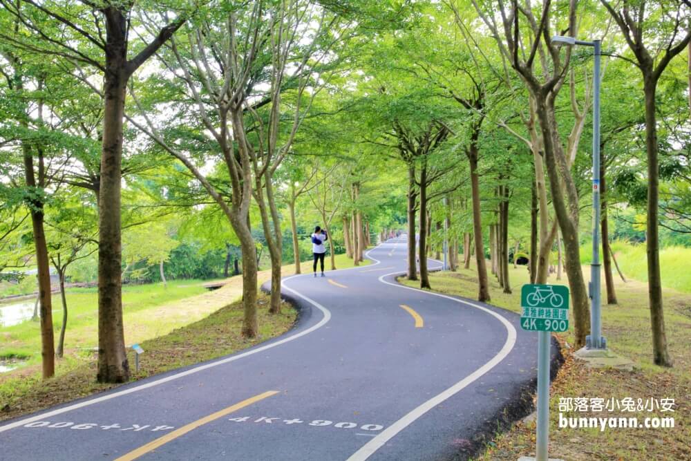 台中單車景點《潭雅神綠園道》浪漫s彎道與波浪自行車道真有趣!!
