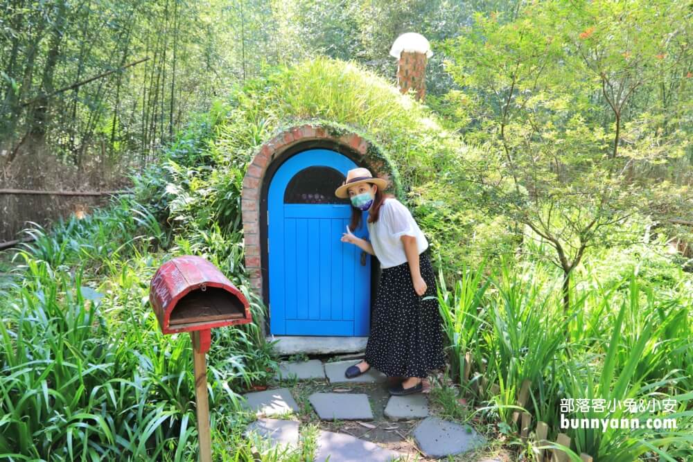 苗栗哈比丘莊園，可愛笑笑羊和水豚君出沒，美拍天空鞦韆與哈比屋