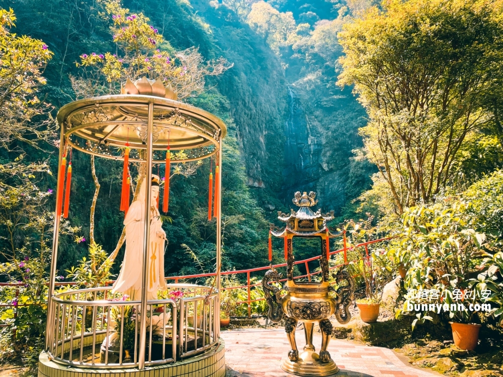 竹崎鄉【嘉義觀音瀑布】來回兩小時的私房山谷瀑布與吊橋