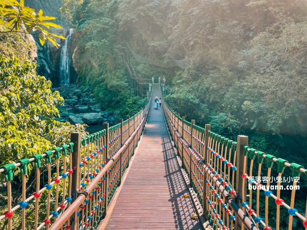 竹崎鄉【嘉義觀音瀑布】來回兩小時的私房山谷瀑布與吊橋