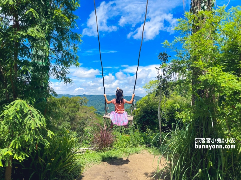 苗栗哈比丘莊園，可愛笑笑羊和水豚君出沒，美拍天空鞦韆與哈比屋